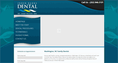 Desktop Screenshot of innerbanksdental.com